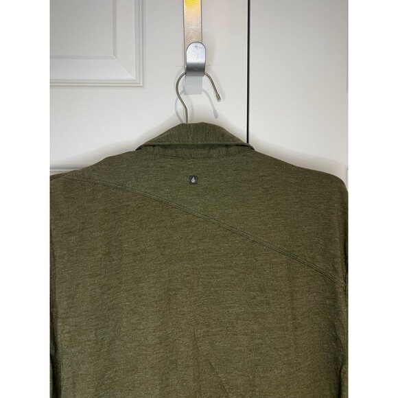 Mens Volcom Polo Shirt XL Olive Green - Picture 5 of 5